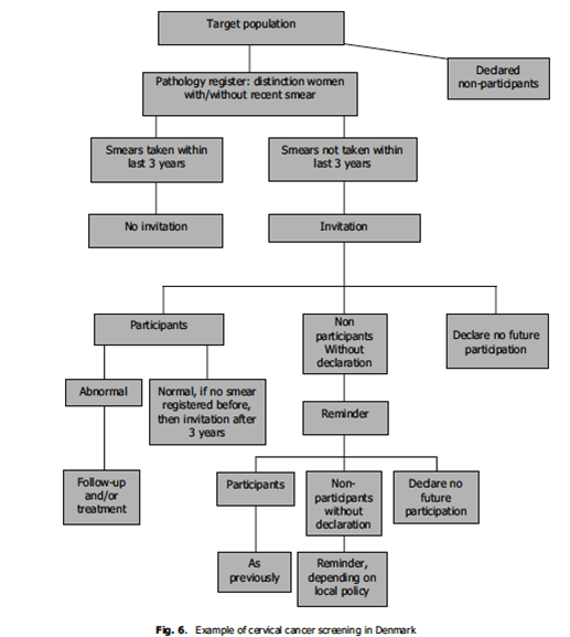Pathophysiology Of Cervical Cancer In Flow Chart